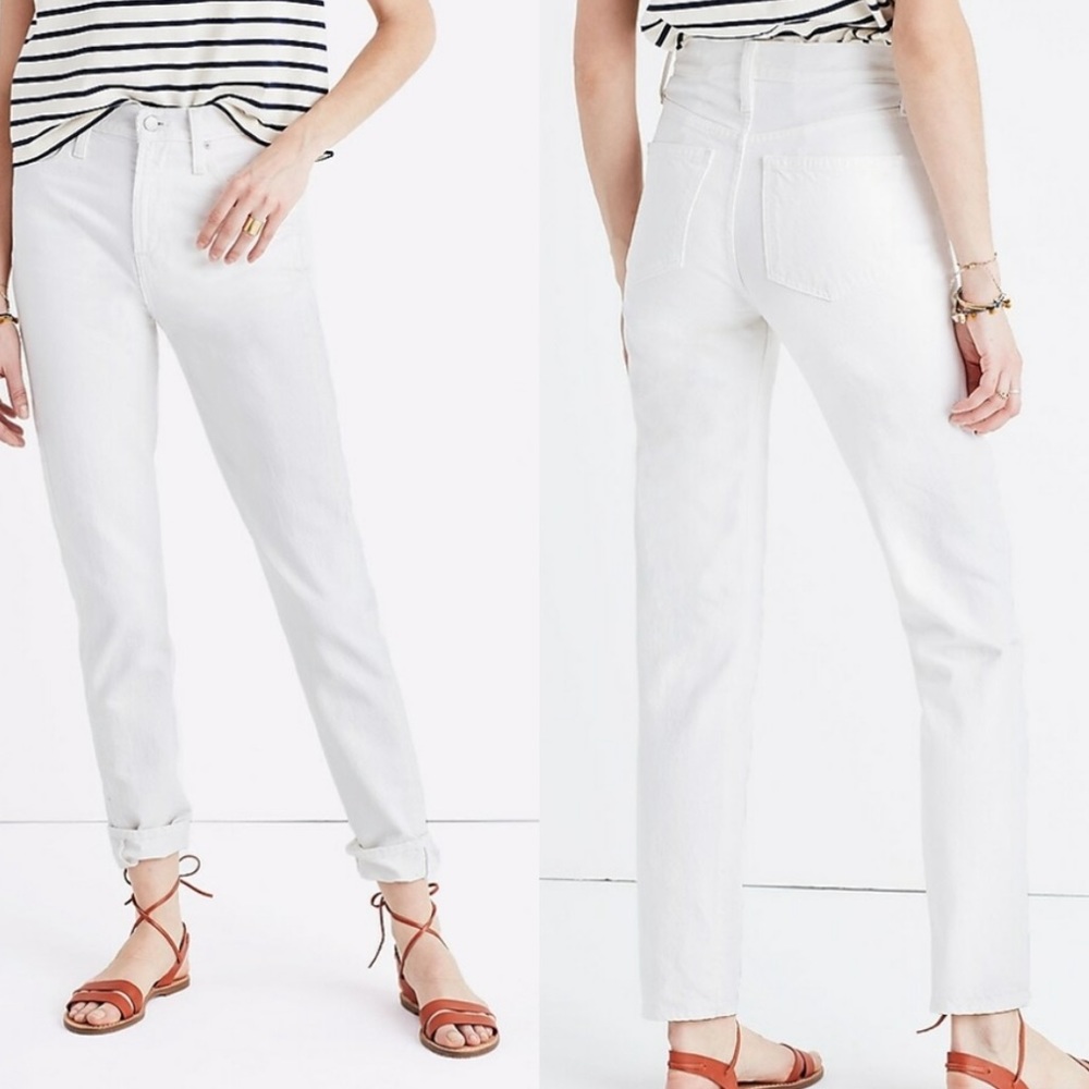 Madewell The Perfect Summer Jean in Tile White